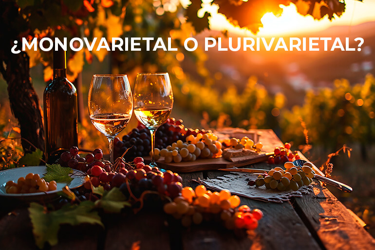 Descubre todas las diferencias entre vino monovarietal y plurivarietal
