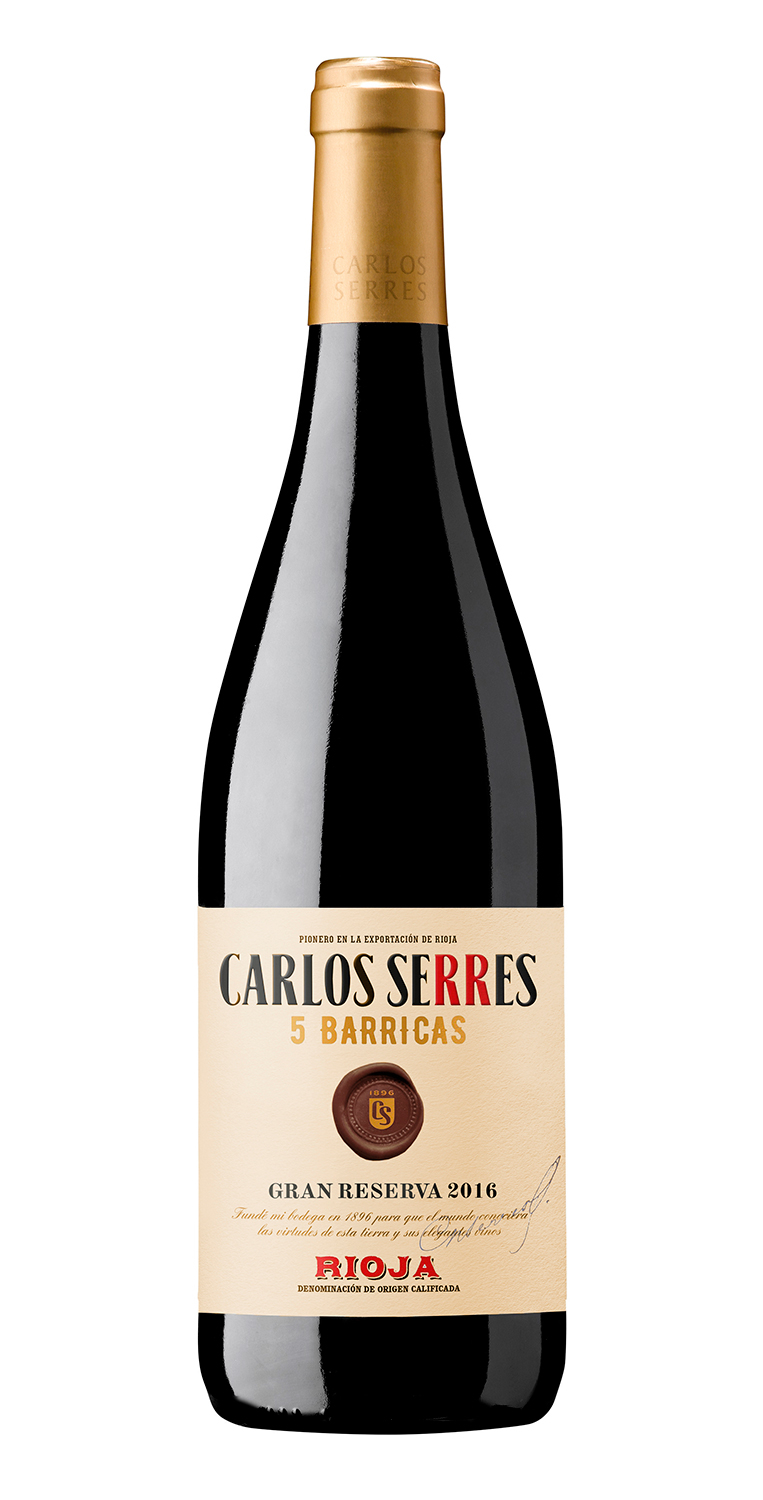Carlos Serres 5 Barricas Gran Reserva 2016