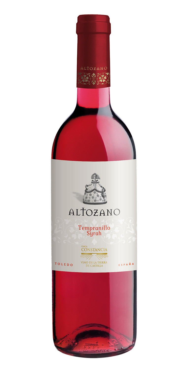 Botella del vino Altozano Rosado 2024