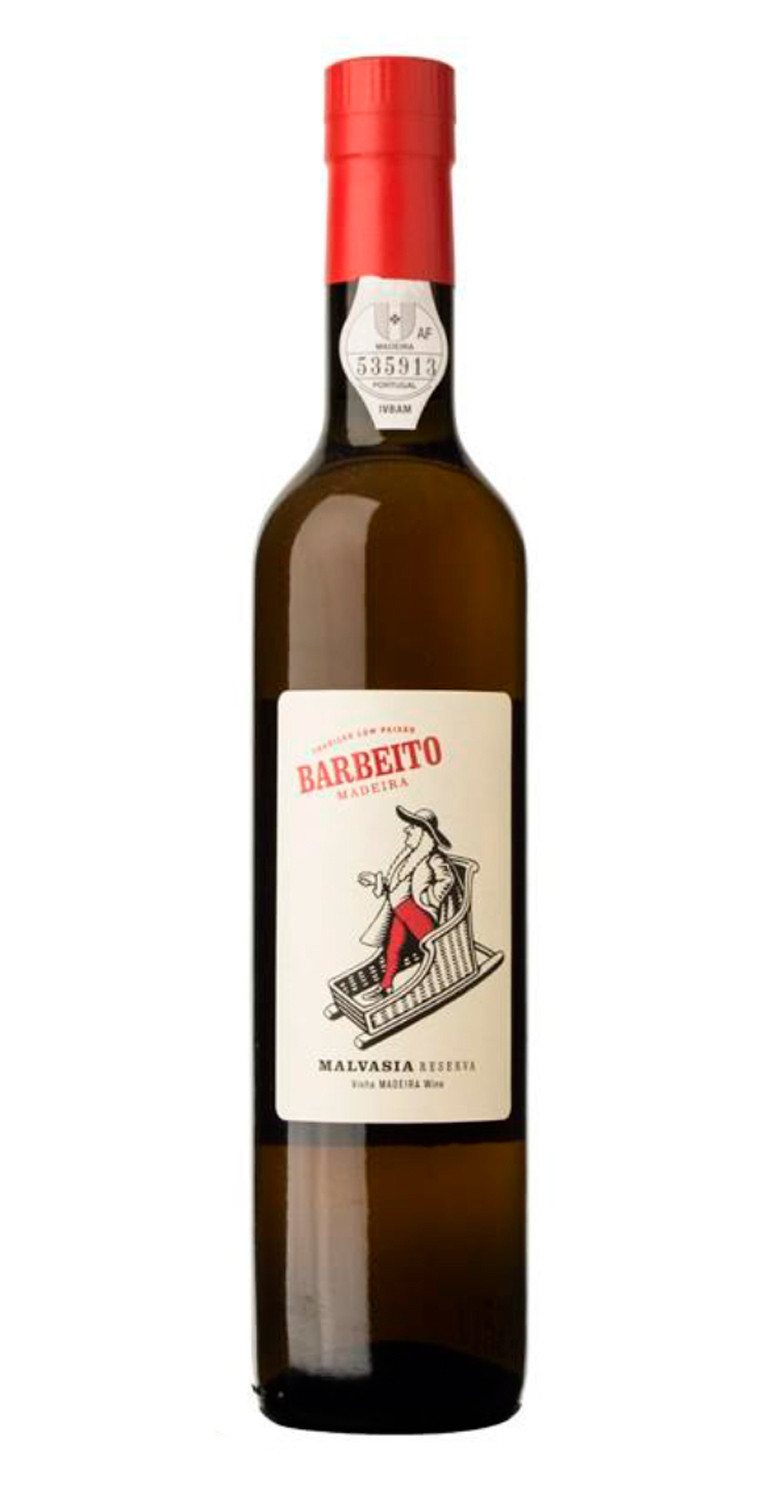 Botella de 50 cl del vino de Madeira Barbeito Malvasia Reserve 5 Years Old Sweet