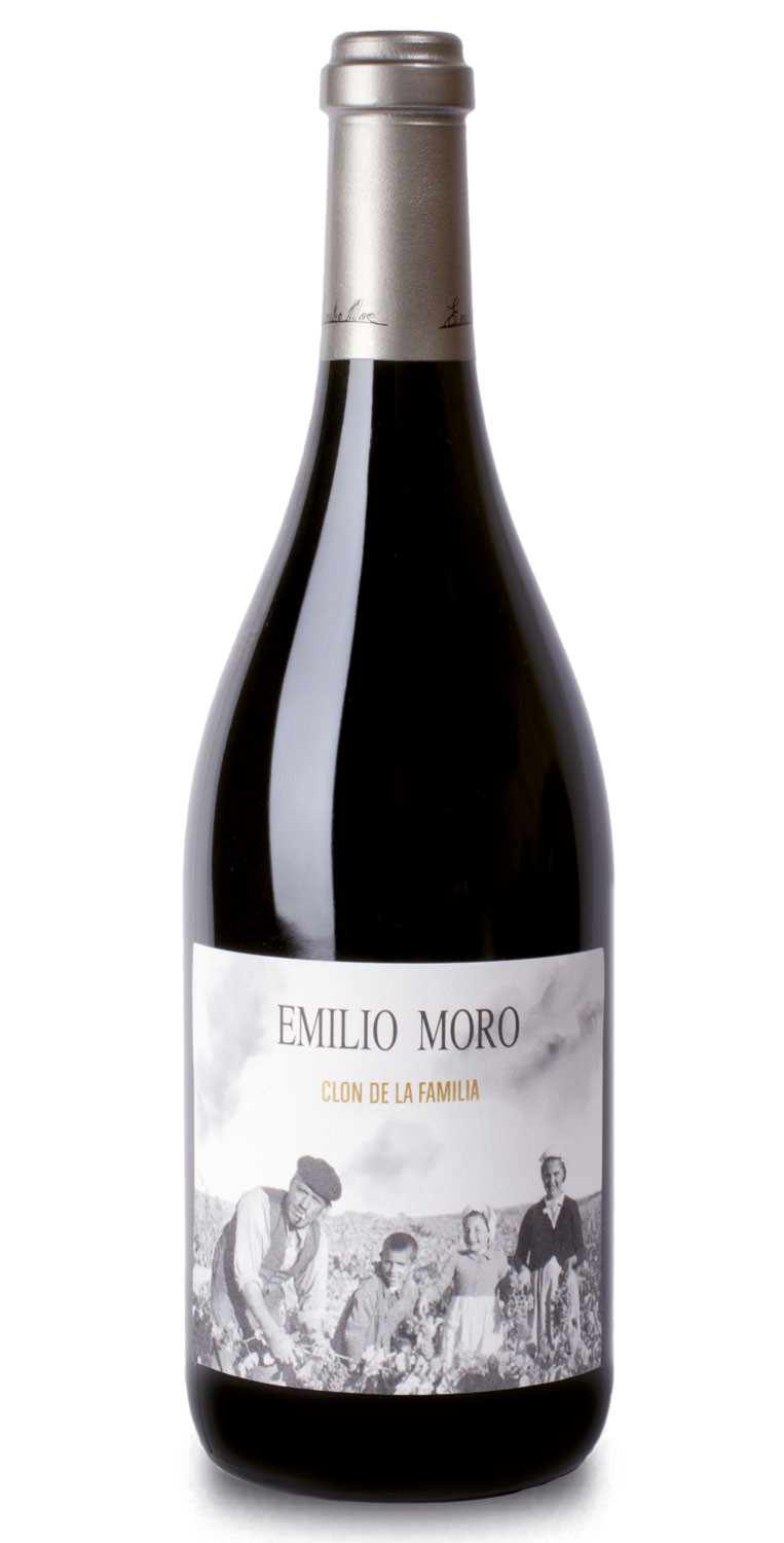 Botella del vino tinto Emilio Moro Clon de la Familia 2015