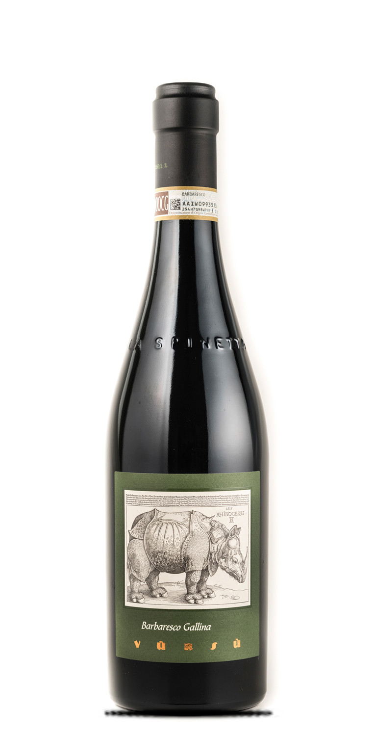 Botella del vino tinto La Spinetta Barbaresco Gallina 2013