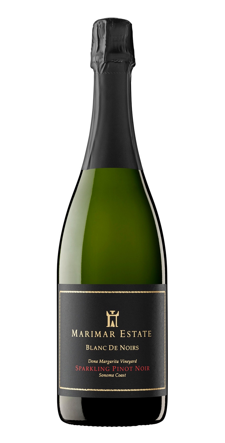 Botella del vino espumoso Marimar Estate Blanc de Noirs 2019
