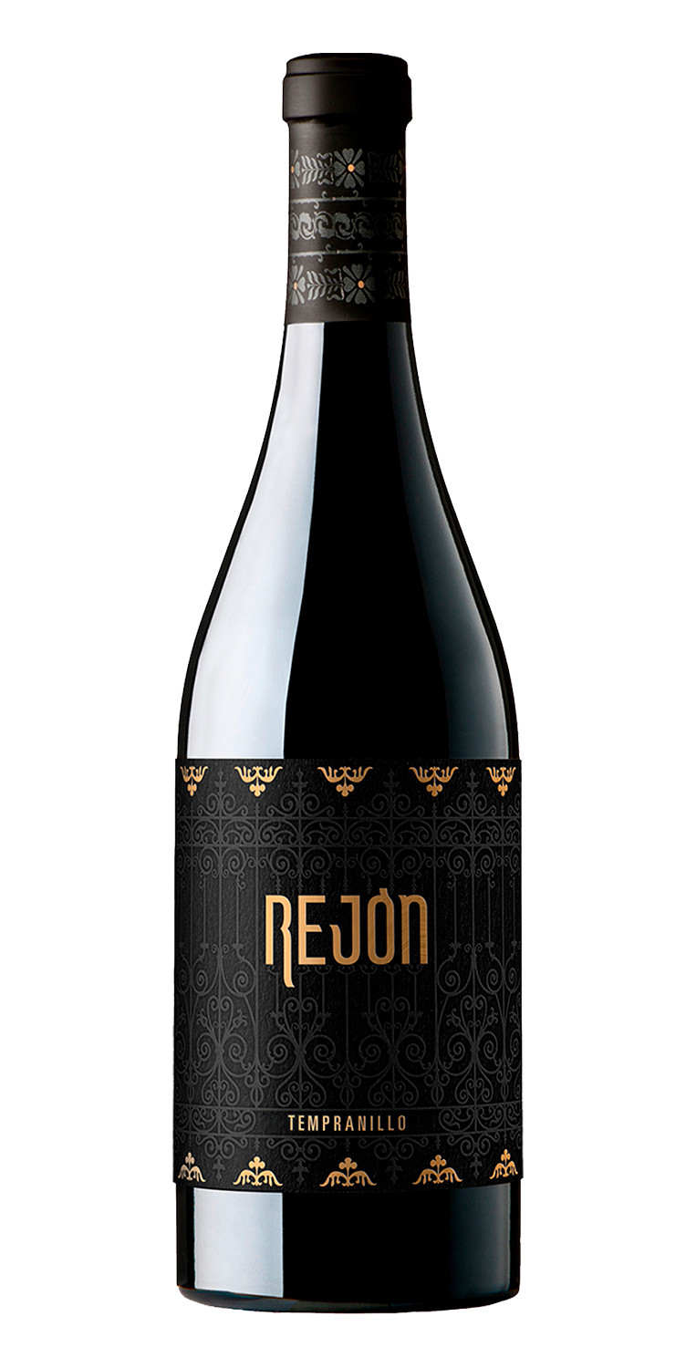 Botella del vino tinto de Bodegas Tridente Rejón 2021