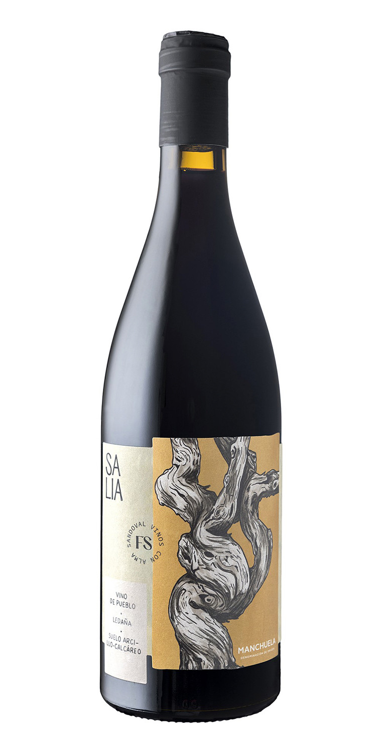 Botella del vino Salia de Finca Sandoval 2019