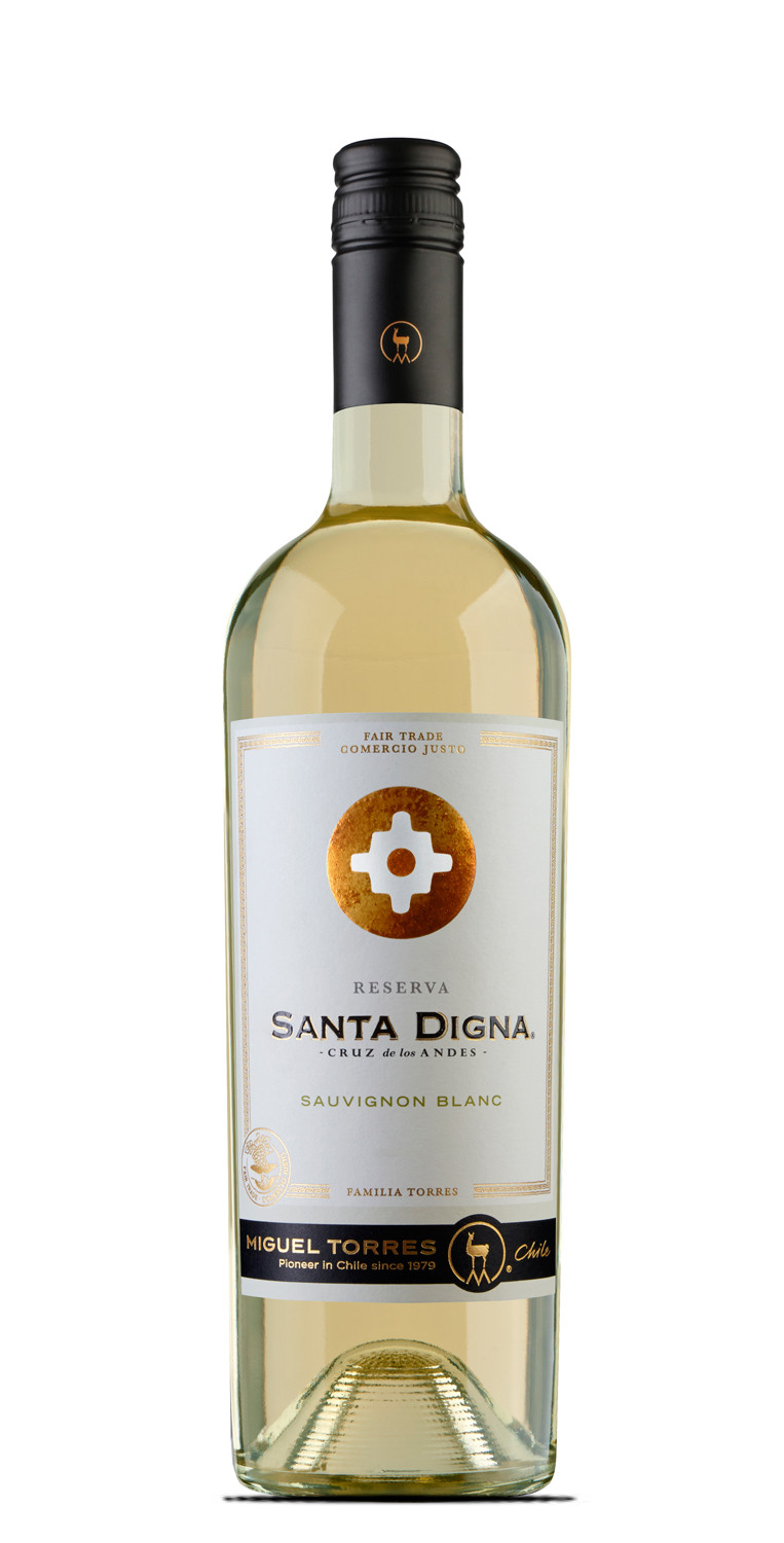 Botella del vino Santa Digna Sauvignon Blanc 2021