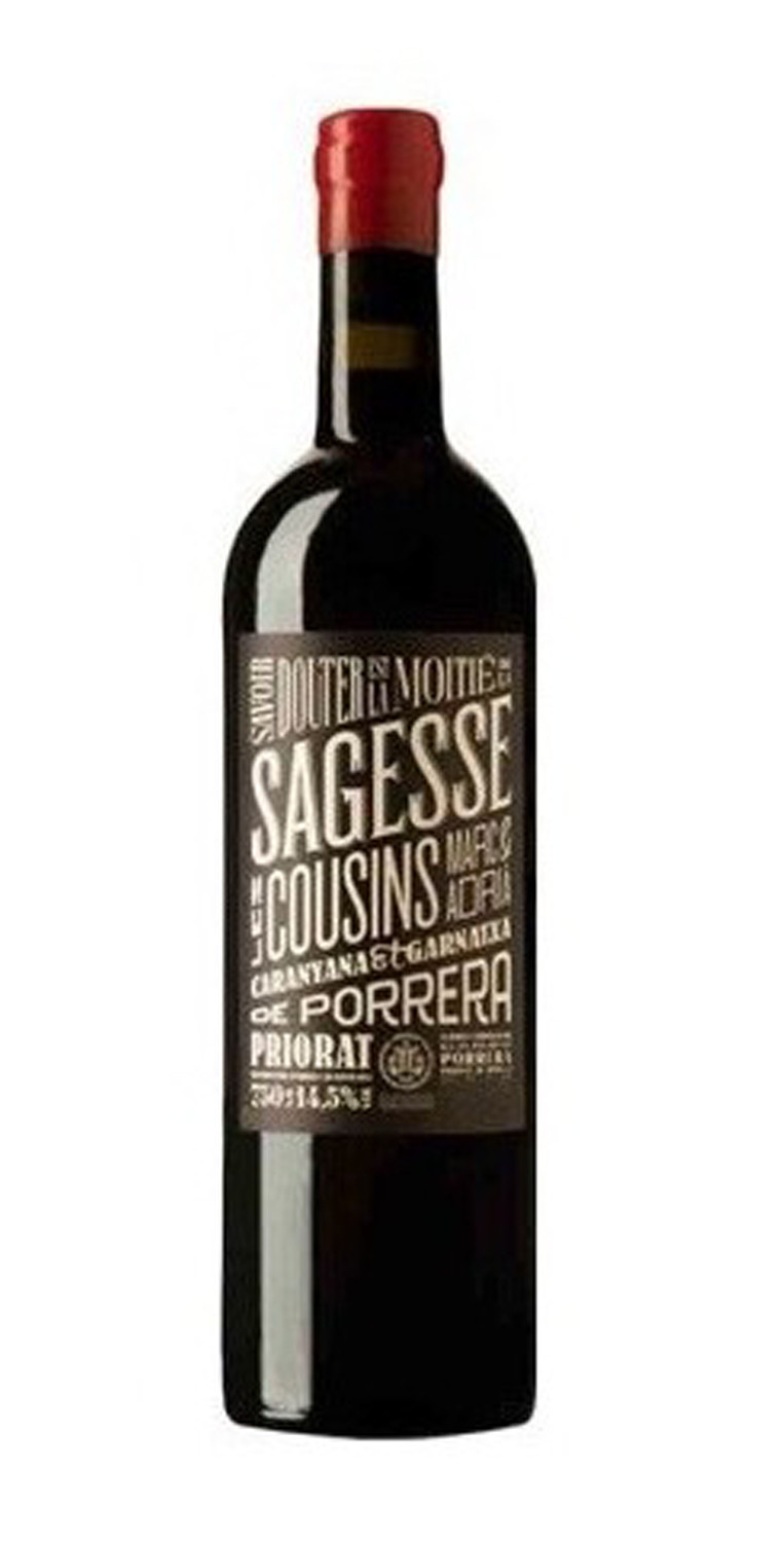 Botella de vino Les Cousins Sagesse 2017