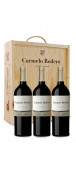 3 botellas de Carmelo Rodero 9 Meses con su estuche de madera