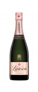 Botella de Lanson Rosé Label Champán