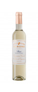 Botella del vino blanco Corona Semidulce 2015