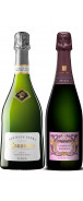 Codorníu Non Plus Ultra Organic Brut 2021 y Champagne Devaux Blanc de Noirs Brut