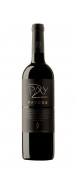 Botella del vino tinto Paydos 2017
