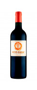 Botella del vino tinto Petit-Figeac 2017