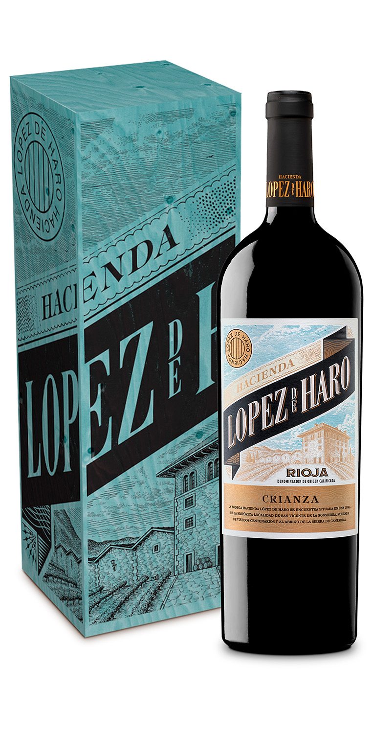Hacienda López de Haro Crianza Mágnum | Estuche