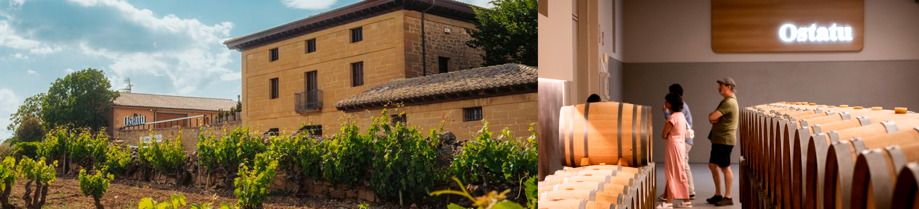 Visita Bodegas Ostatu con un descuento especial por ser socio